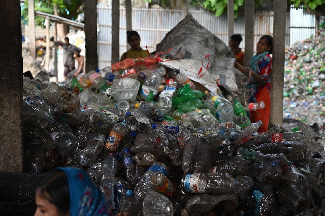 massive amounts of plastic waste 